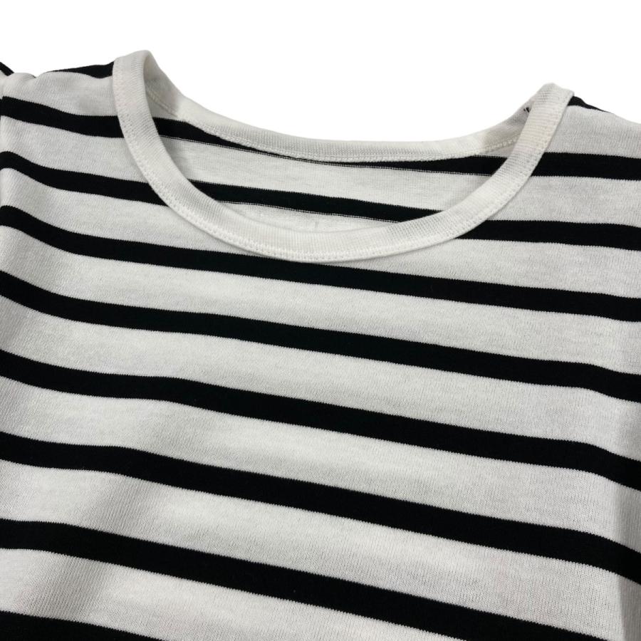 OBLI オブリ パワーショルダーボーダーカットソー ボーダーT OBLI オブリ パワーショルダーボーダーカットソー ボーダーT