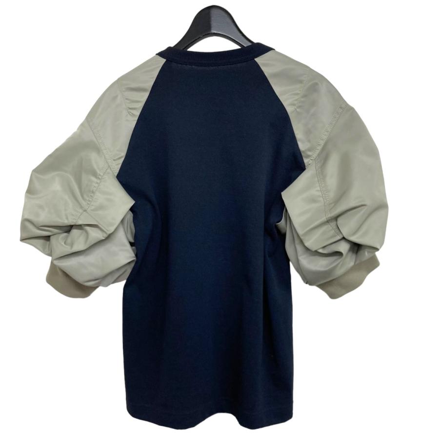 サカイ sacai 24SS Nylon Twill x Cotton Jersey T-Shirt