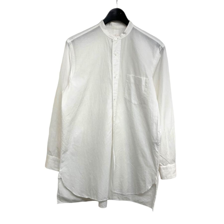 値下げ】COMOLI 23SS バンドカラーシャツ X01 02002 ホワイト サイズ 