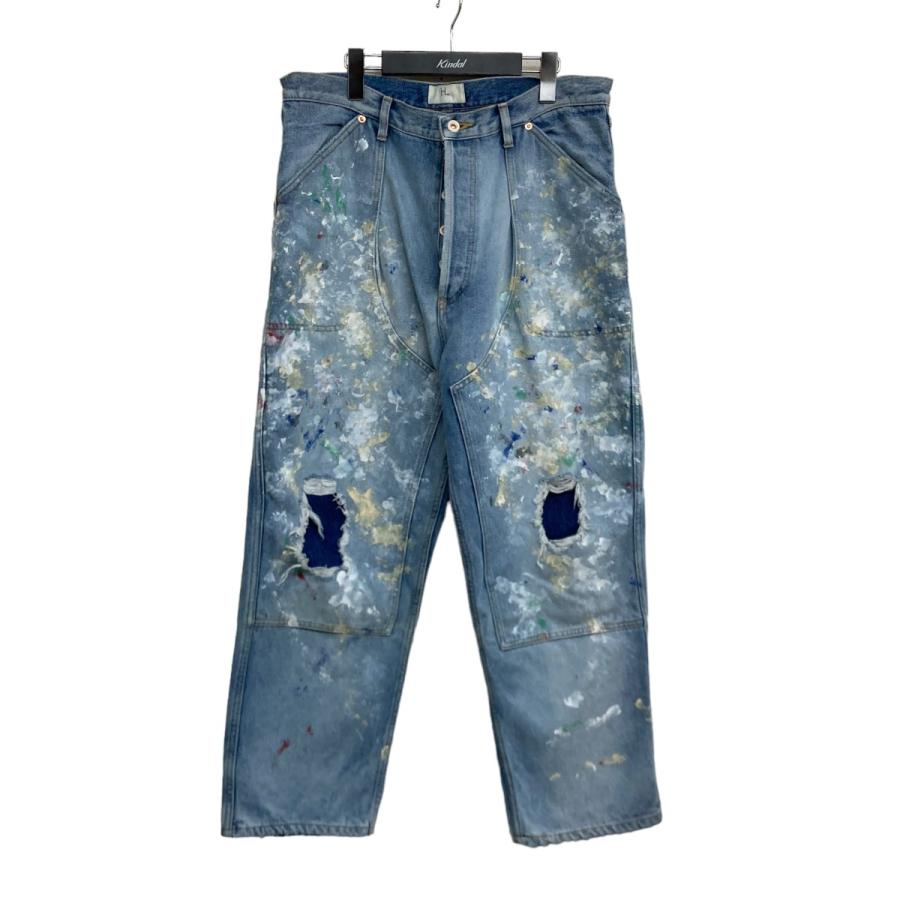ヘリル HERILL 24SS Splash Painter pants ペイントペインターデニム  