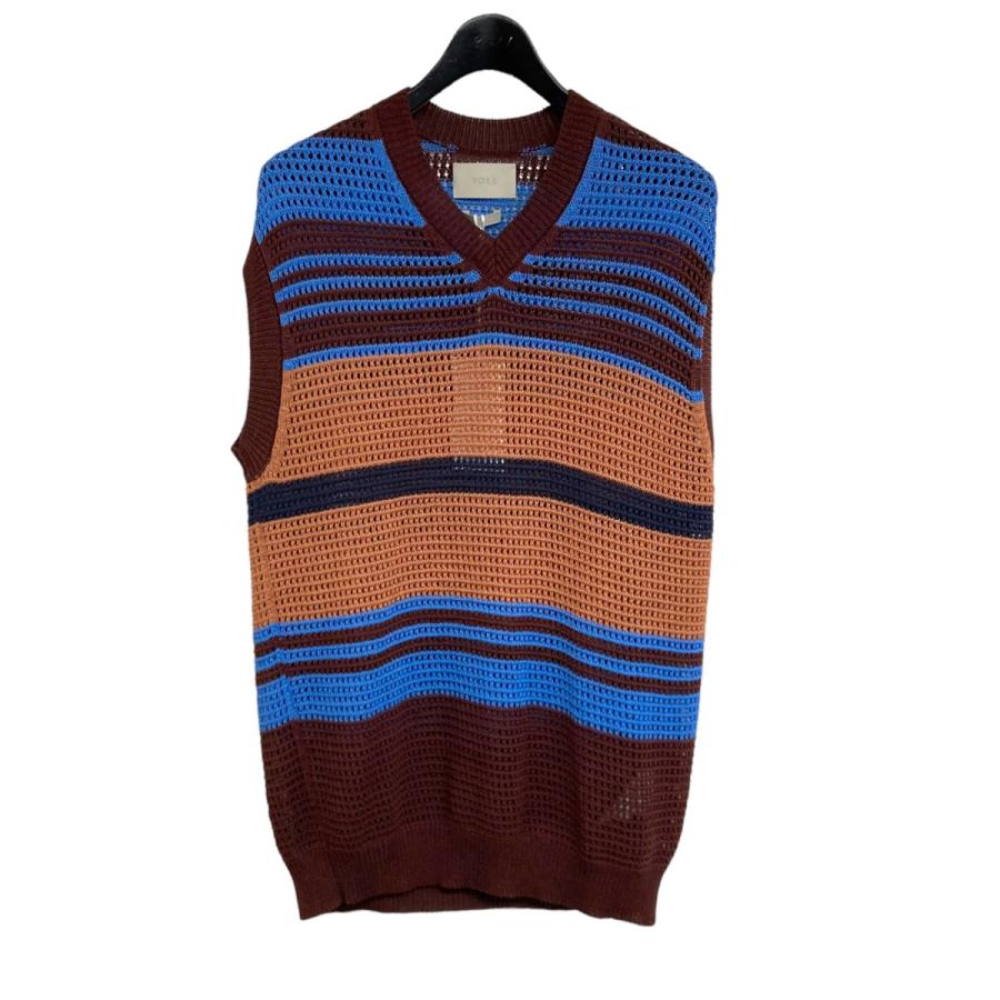 YOAK ヨーク YOKE 24SS BORDER MESH KNIT VEST ボーダーメッシュニット 