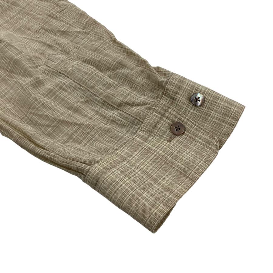 URU 【値下げ】uru 24SS REGULAR COLLAR L S SHIRTS チェックシャツ 