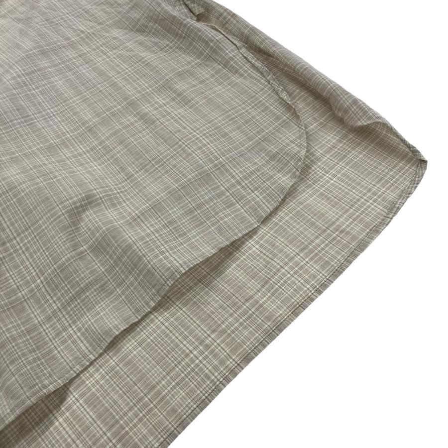 URU 【値下げ】uru 24SS REGULAR COLLAR L S SHIRTS チェックシャツ 