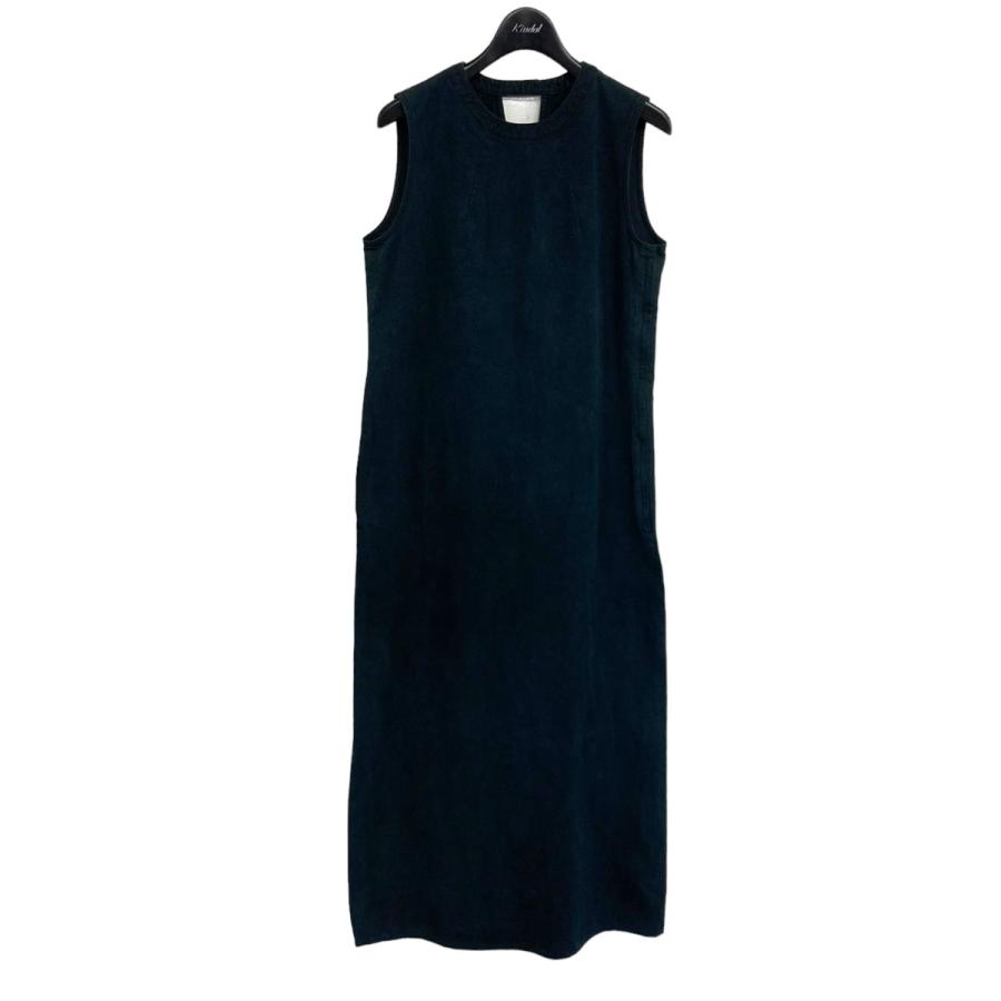 ロンハーマン ノースリーブ 黒ワンピース Ron Herman 【値下げ】Ron 23SS Garment Dye OP ガーメントダイ