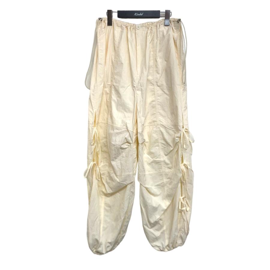 メゾンスペシャル MAISON SPECIAL サイドリボン2WAYパンツ ナイロン  