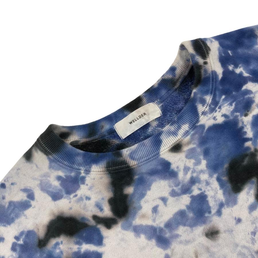 WELDER ウェルダー WELLDER 23AW Basket Dyeing Crew Neck Sweat 総柄 