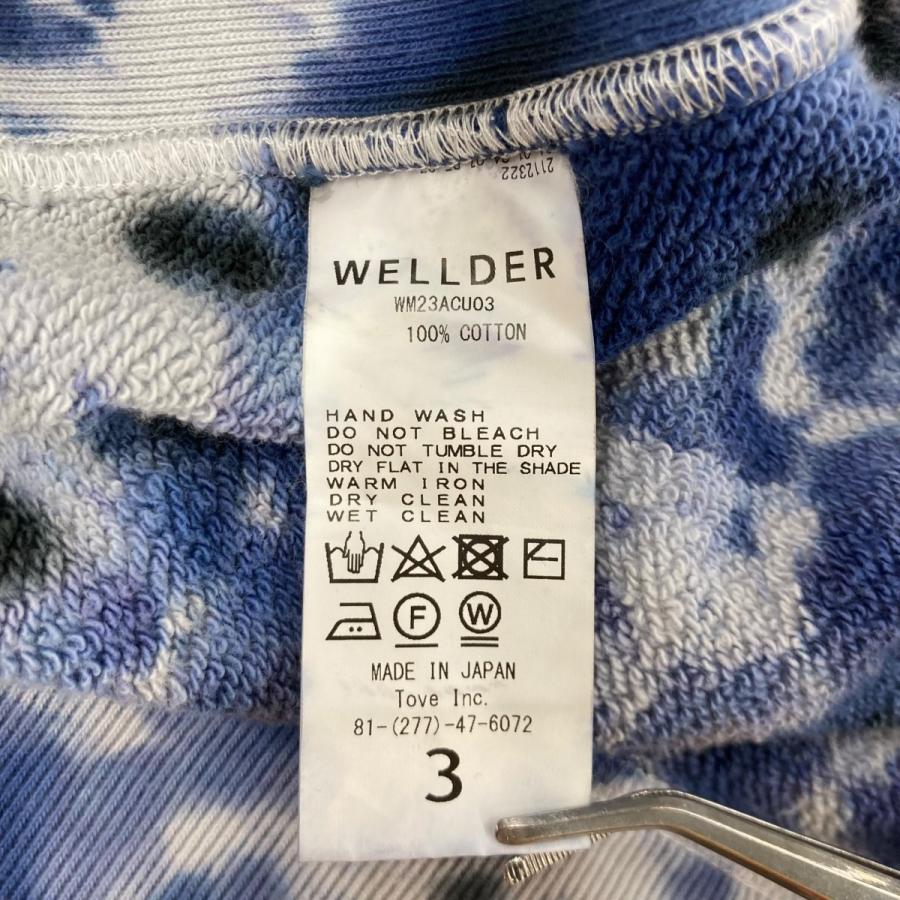 WELDER ウェルダー WELLDER 23AW Basket Dyeing Crew Neck Sweat 総柄 