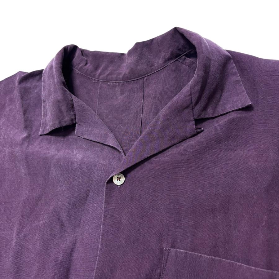 URU ウル 17SS レーヨン半袖シャツ 17SUS07 パープル サイズ：2 