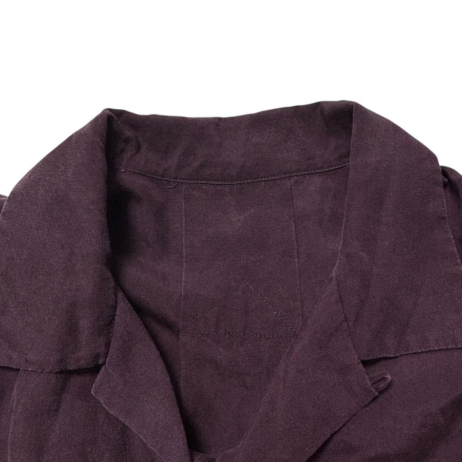 URU ウル 17SS レーヨン半袖シャツ 17SUS07 パープル サイズ：2 