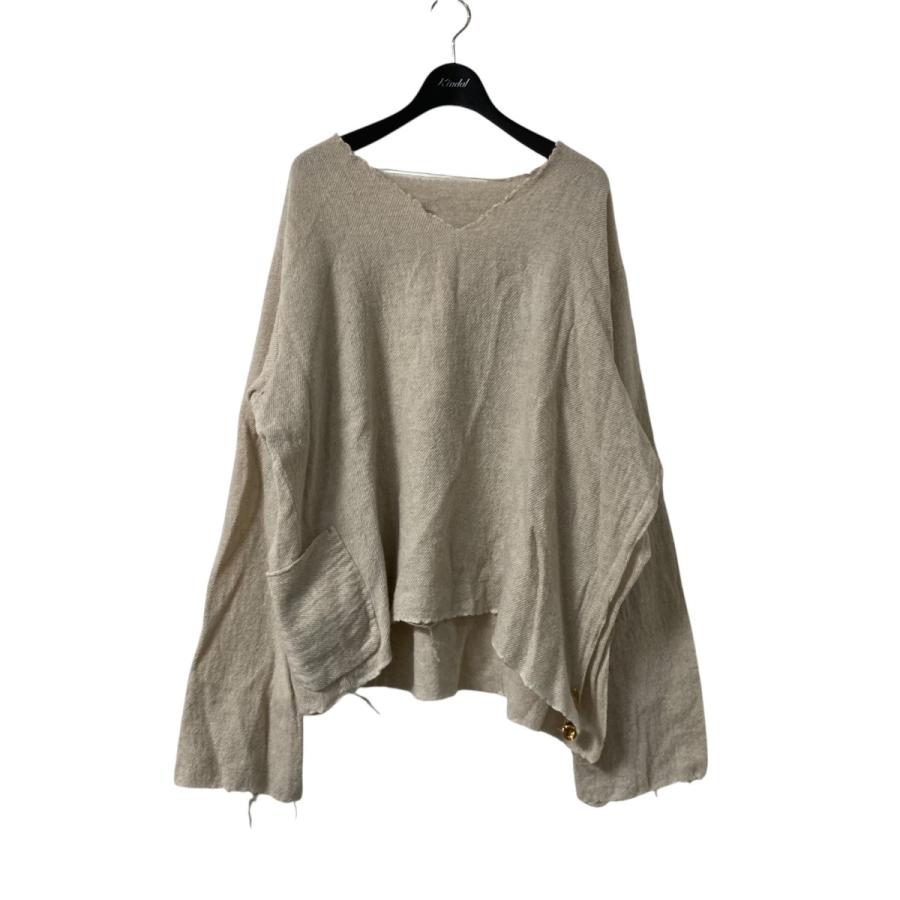 サンシー SUNSEA 21AW Shrinkage V Neck Vネックプルオーバー 21A19 