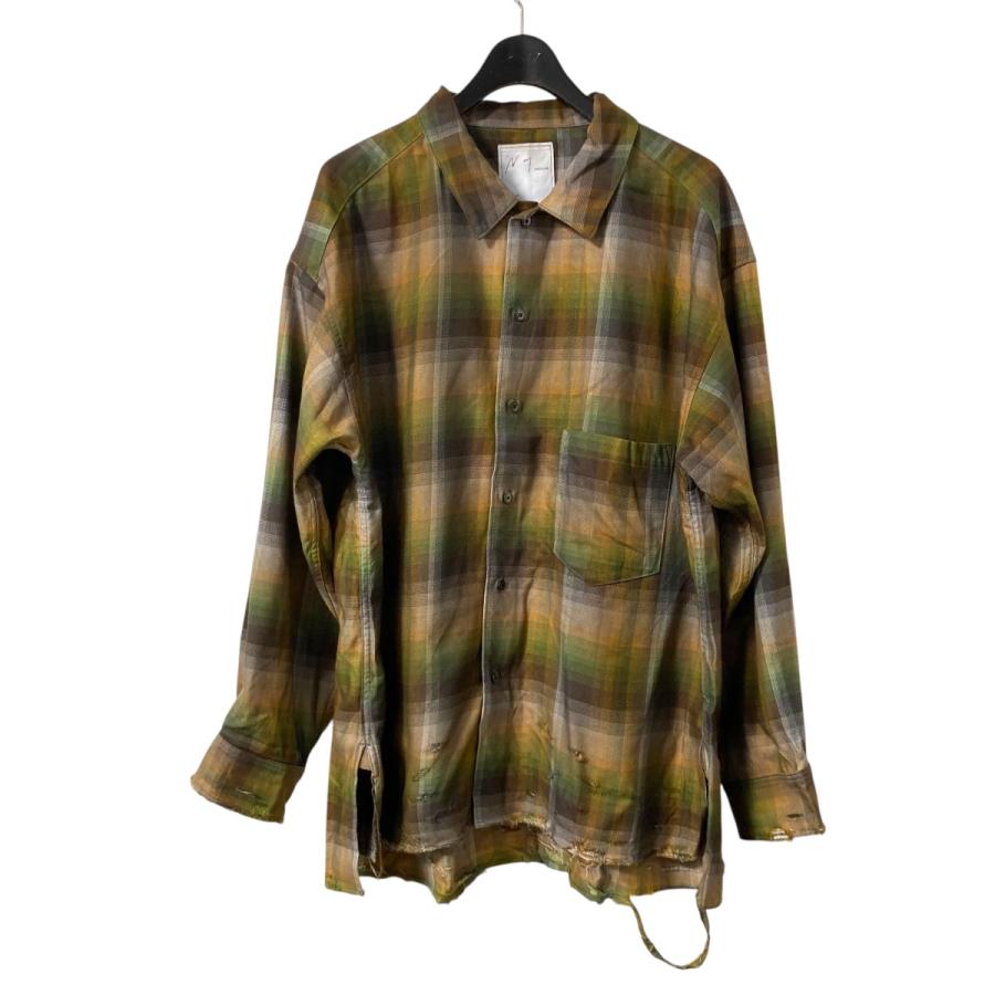 ANCELLM 24AW R/C CHECK CRASH LS SHIRT 2 ANCELLM 24AW R/C CHECK CRASH LS SHIRT 2