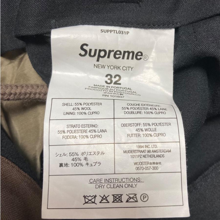 Supreme シュプリーム 22SS Pleated Trouser Pants スラックス Supreme シュプリーム 22SS Pleated Trouser Pants スラックス