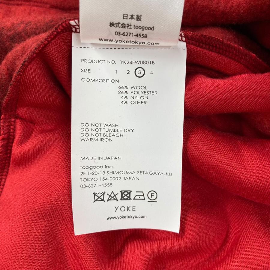 YOAK ヨーク YOKE 24AW WOOL FREECE HALF ZIP PULLOVER ハーフ YOAK ヨーク YOKE 24AW WOOL FREECE HALF ZIP PULLOVER ハーフ
