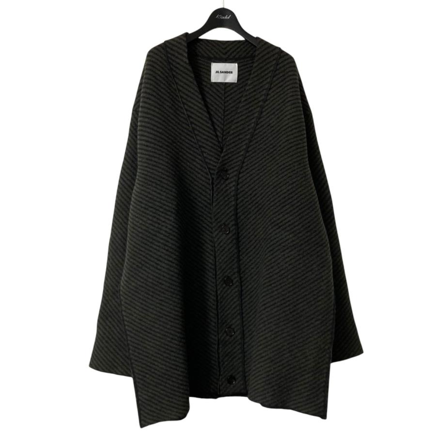 ジルサンダー ウールVネックカーディガン ブラック44ボタンダウンS ジルサンダー ウールVネックカーディガン ブラック44ボタンダウンS