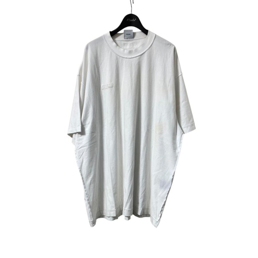 値下げ】VETEMENTS インサイドアウトエンブロイダリーロゴTシャツ 