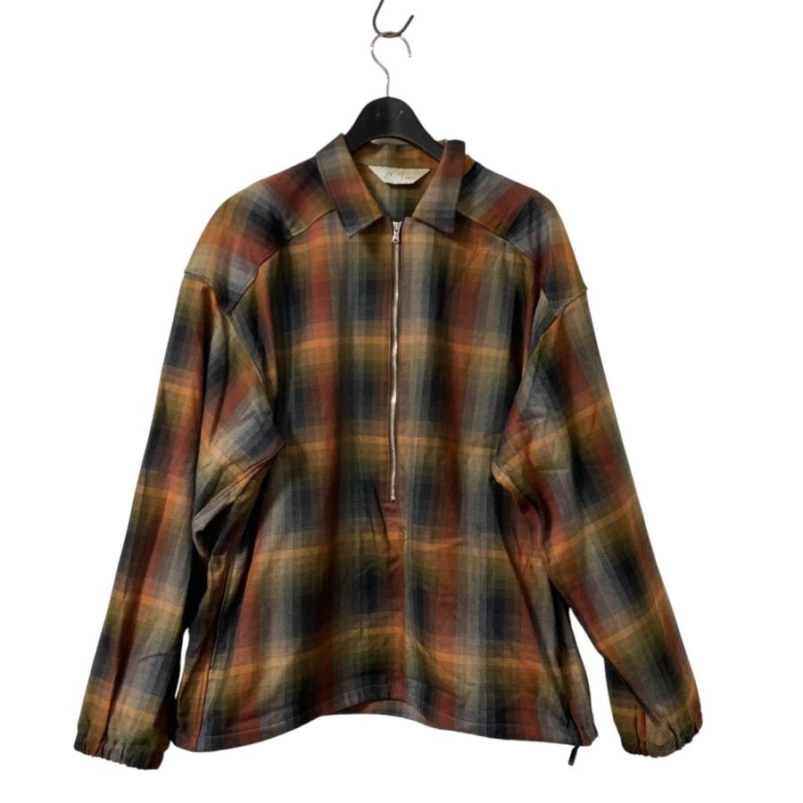 アンセルム ANCELLM 24AW R C CHECK PULL OVER SHIRT チェックプル  