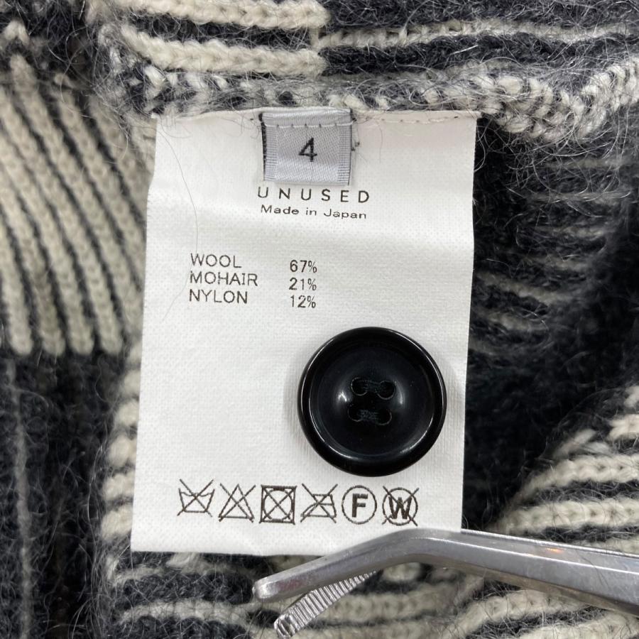 UNUSED アンユーズド 23AW Checkered flag cardigan チェッカー 