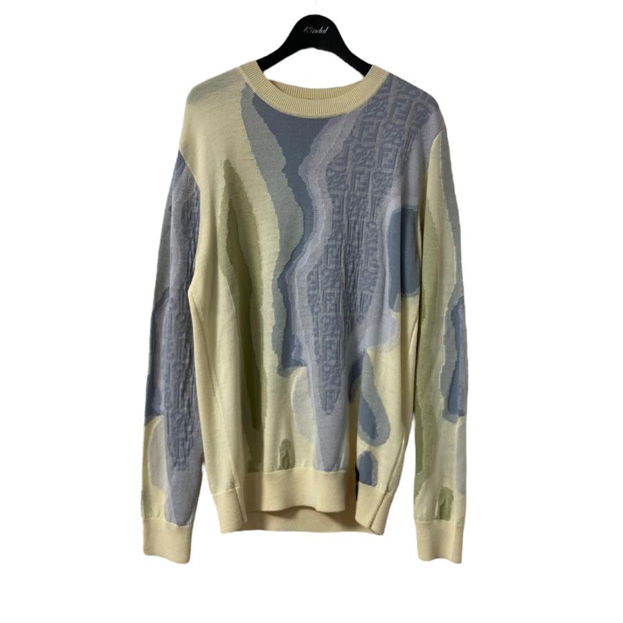 FENDI（フェンディ） 【値下げ】FENDI クルーネックニット FZX039 AIBR 