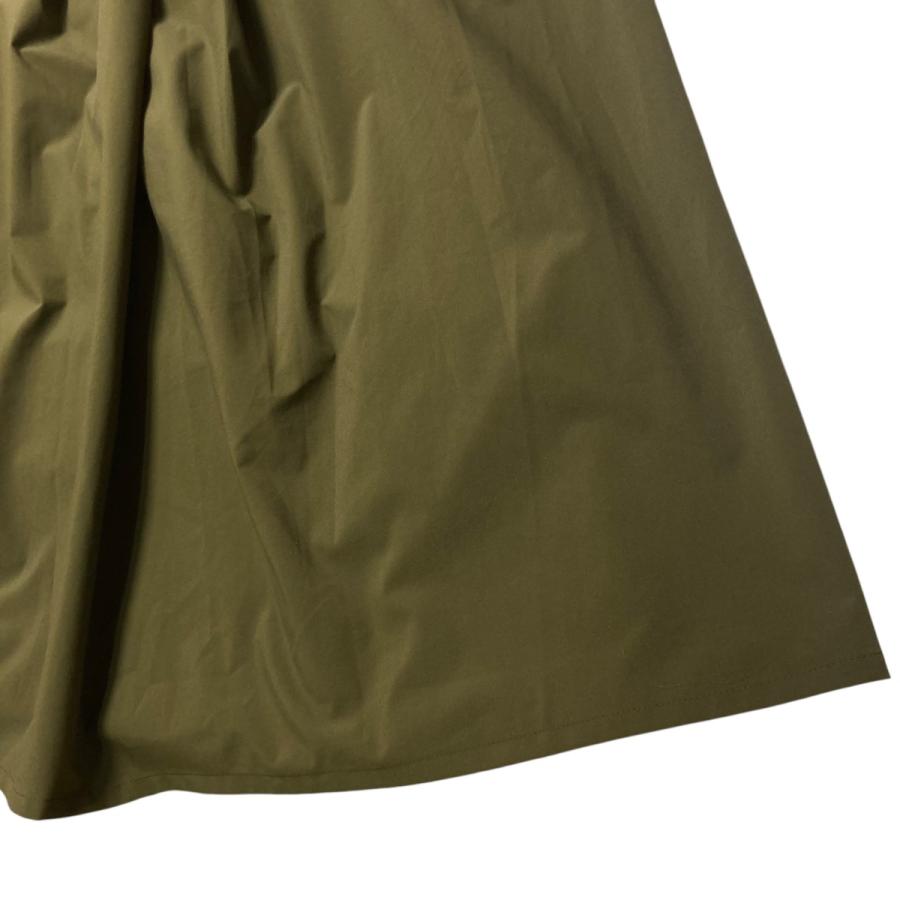 THE 9 SHOP EVERYDAY DRESS maxi 半袖ワンピース オリーブ サイズ  