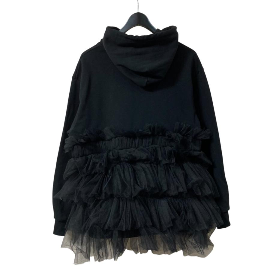 vv 【値下げ】VIVIANO 24AW GATHERED TULLE HOODIE プルオーバー