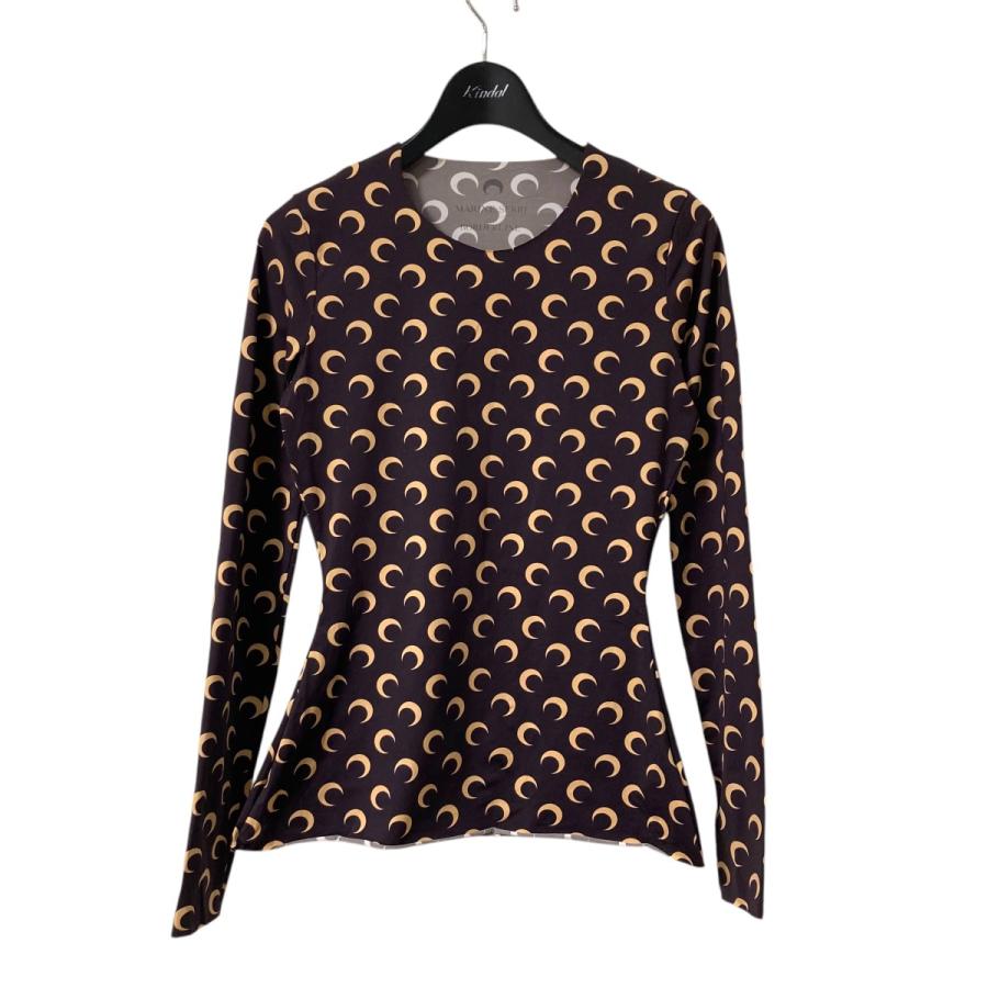 新品タグ付き MARINE SERRE モノグラムロングスリーブトップ