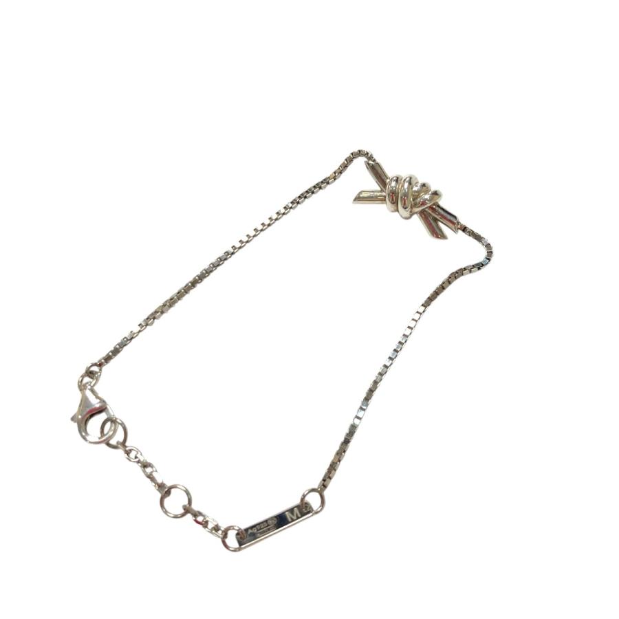 bottega veneta ノットブレスレット　M シルバー/イエローゴールドノット ブレスレット| Bottega Veneta