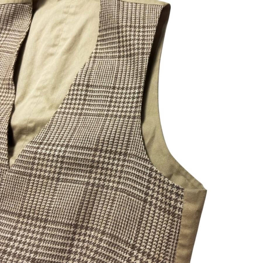 LARDINI（ラルディーニ） 【値下げ】LARDINI ウールリネン 千鳥格子 