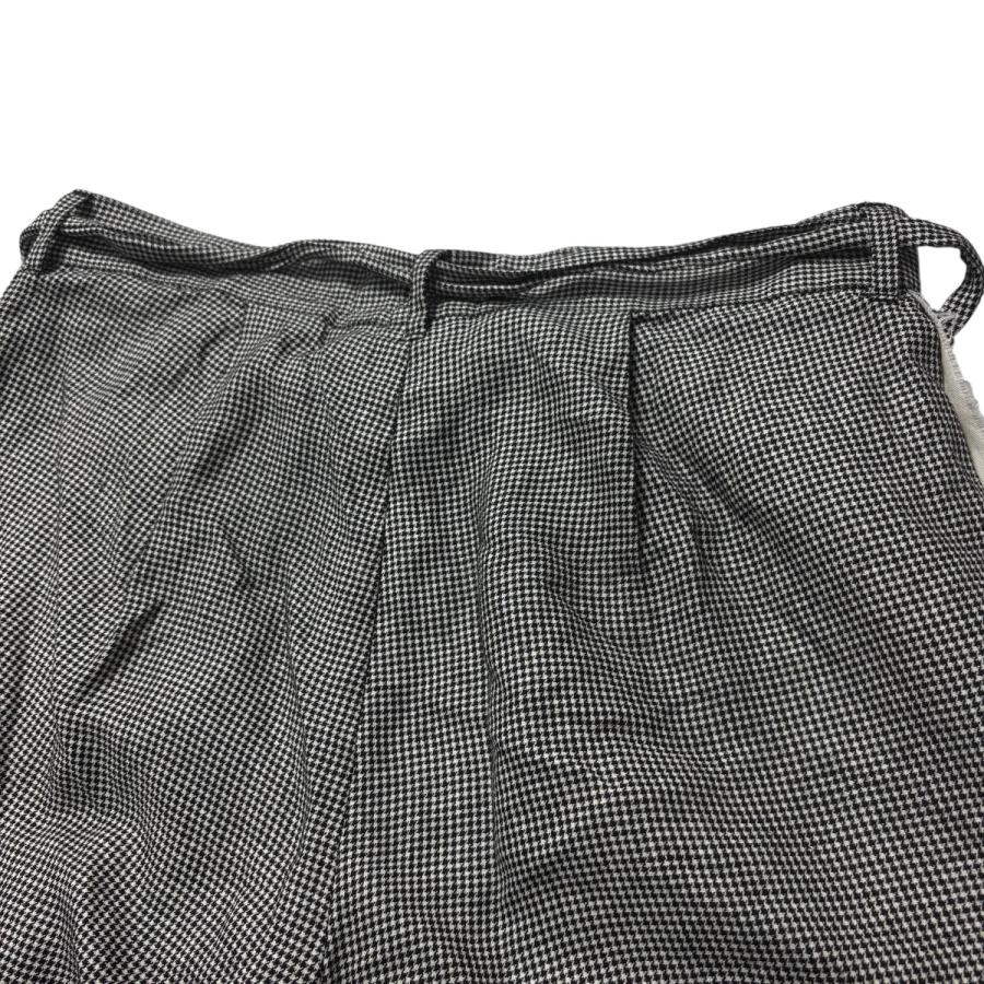 値下げ】Midorikawa 24SS LINEN PAPER EASY PANTS 千鳥格子パンツ