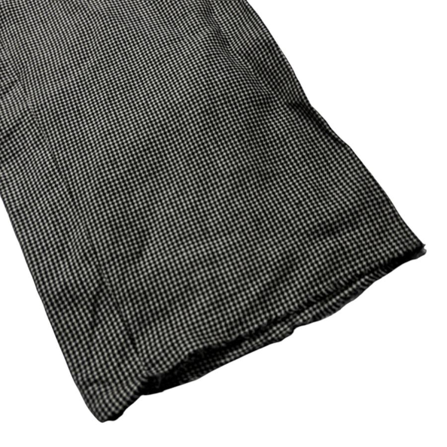 ミドリカワ Midorikawa 24SS LINEN PAPER EASY PANTS 千鳥格子