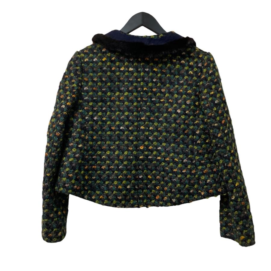 PRADA（プラダ） ウール混デザインジャケット P5738P W9S グリーン