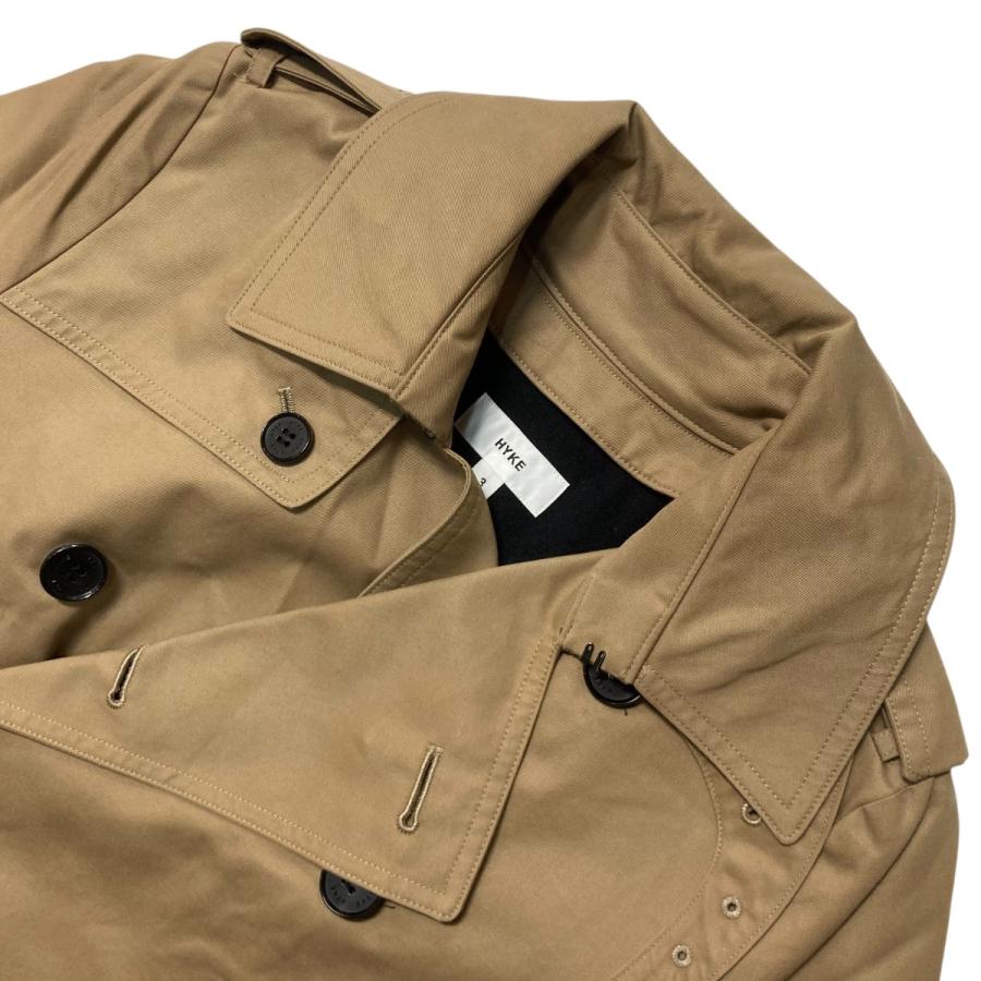 HYKE（ハイク） ライナー付トレンチコート 152 17005 ベージュ サイズ