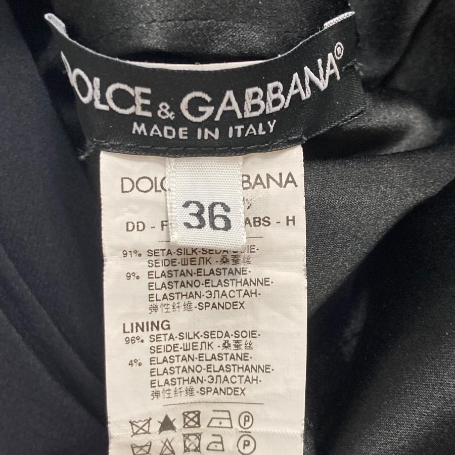 【Dolce&Gabbana】マルチパターンシルクドレス ノースリーブ DOLCE&GABBANA ドルチェアンドガッバーナ DOLCE ＆ GABBANA