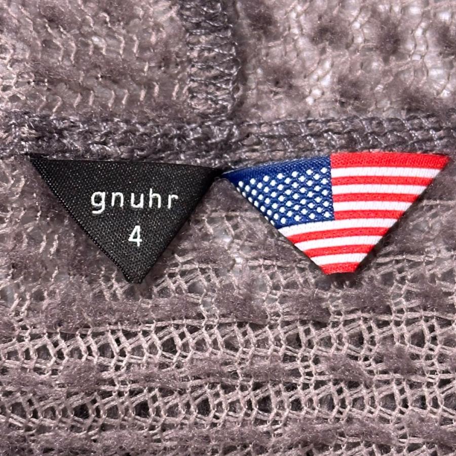 ヌー gnuhr SHAG Hoodie シャギーフーディ パープル サイズ：4