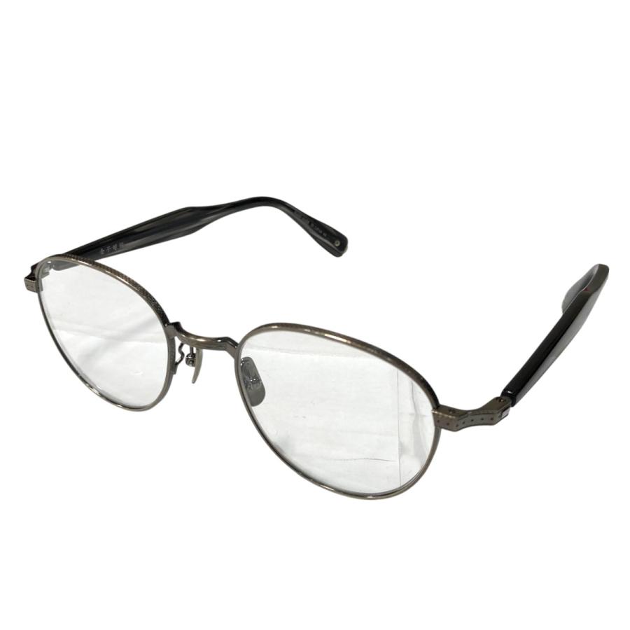 金子眼鏡 ラウンドメガネ シルバー 金子眼鏡店 【値下げ】金子眼鏡 眼鏡 KMP 20 ATS シルバー レンズ