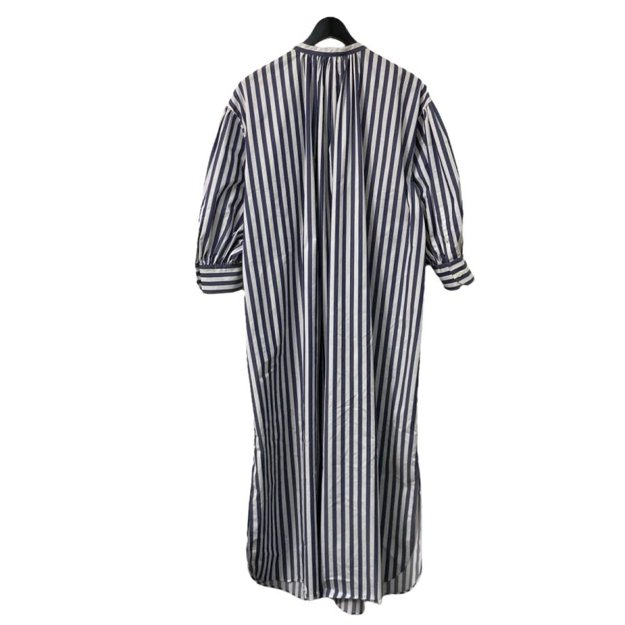 HYKE ハイク 22SS T／C STRIPED GATHERED DRESS シャツ