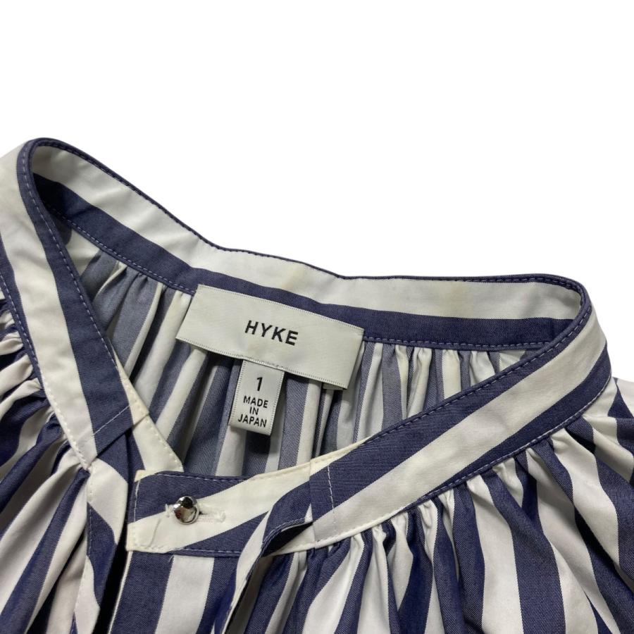 HYKE（ハイク） 【値下げ】HYKE 22SS T／C STRIPED GATHERED DRESS
