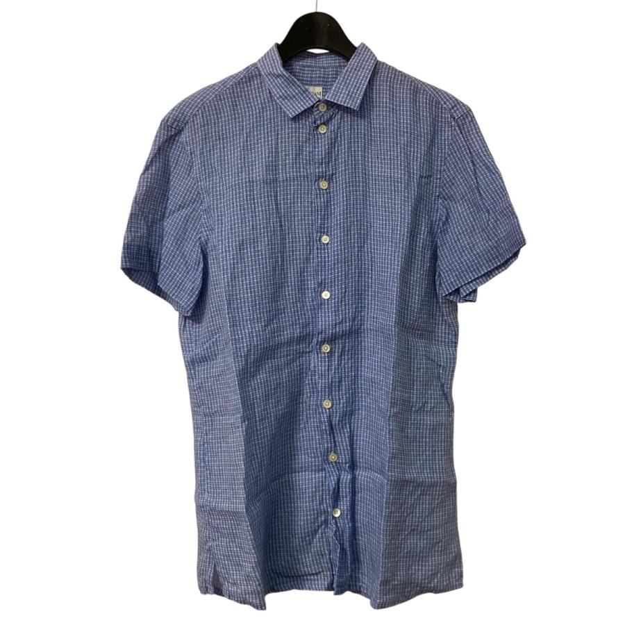 ARMANI COLLEZIONI アルマーニコレツィオーニ 半袖チェックシャツ 