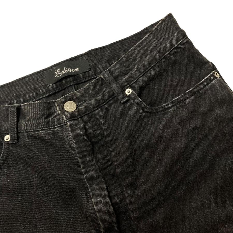Edition（エディション） Edition 23AW WIDE BLACK DENIM ブラック