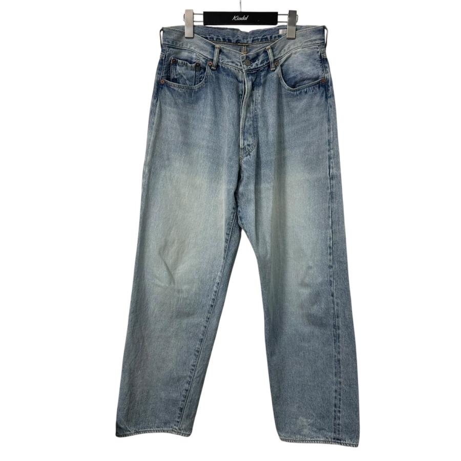 comoli コモリ 22ss ブリーチ デニム パンツ 3 v01-03009 COMOLI(コモリ) 22SS デニム 5Pパンツ BLEACH ブリーチ ジーンズ V01