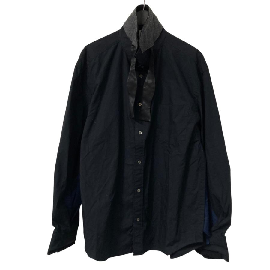 sacaiブラックシャツジャケット サイズ3 sacaiブラックシャツジャケット サイズ3 MEN SHIRTS | sacai Official