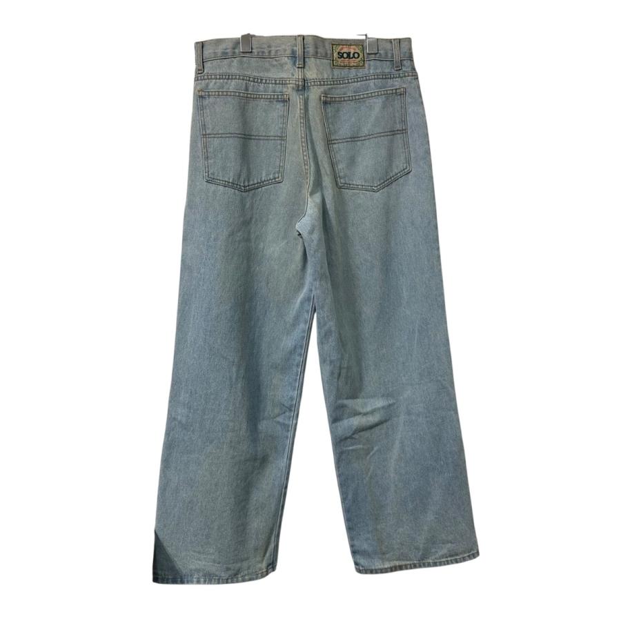 お値下げ中！ 90s SOLO SEMORE デニムパンツ 36サイズ 値下げ】solo 90S USA製 デニムパンツ スカイブルー サイズ：36 (EC