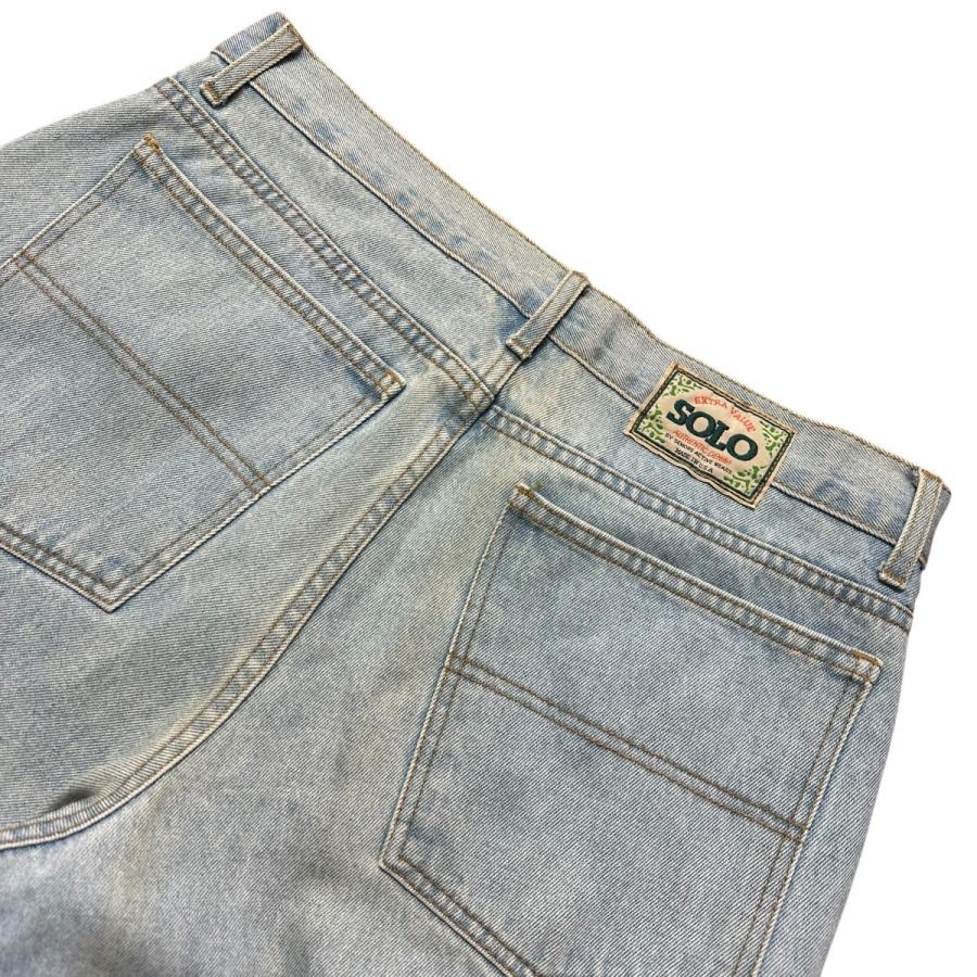 お値下げ中！ 90s SOLO SEMORE デニムパンツ 36サイズ 値下げ】solo 90S USA製 デニムパンツ スカイブルー サイズ：36 (EC