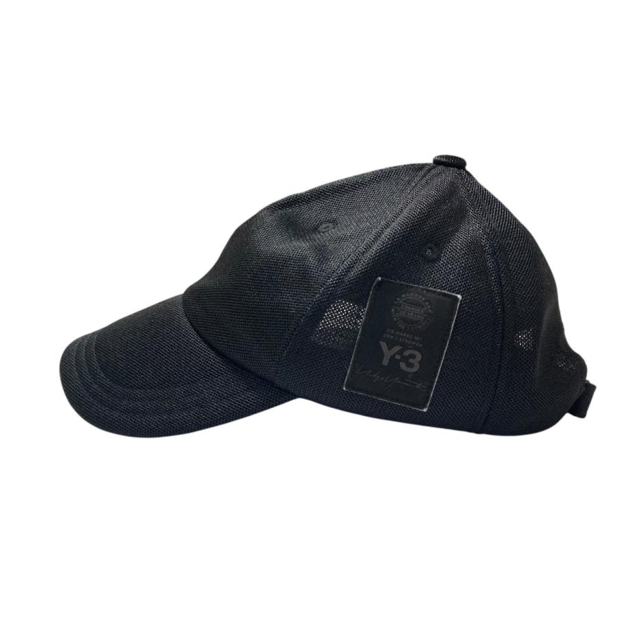 Y-3 ブラック メッシュキャップ サイズ58㎝ Y-3 ワイスリー BADGE CAP メッシュキャップ CY4549 ブラック