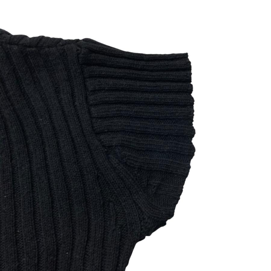 シシクイ SHISHIKUI 半袖ニット ブラック サイズ：free : カインドオル