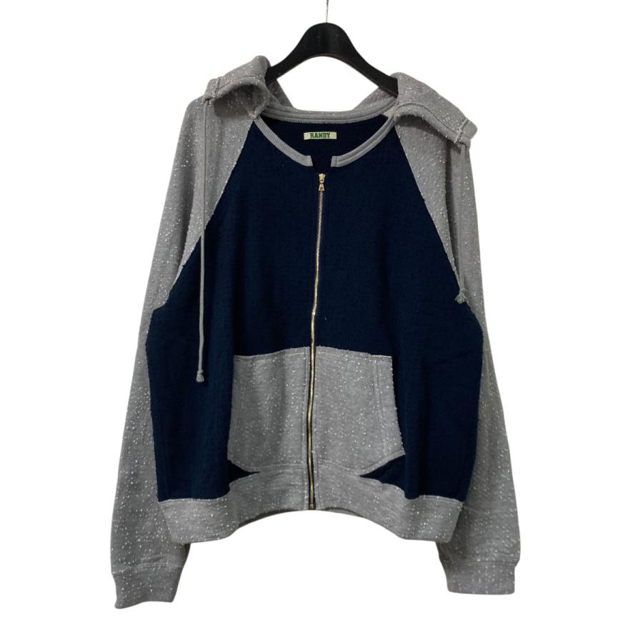 RANDY 24aw ジャケット 値下げ】Randy 24AW Part バイカラージップパーカー AW24 RCS04