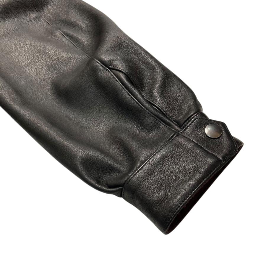 マーティー 【値下げ】MAATEE＆SONS 23AW LAMB LEATHER SUBMARINE JK