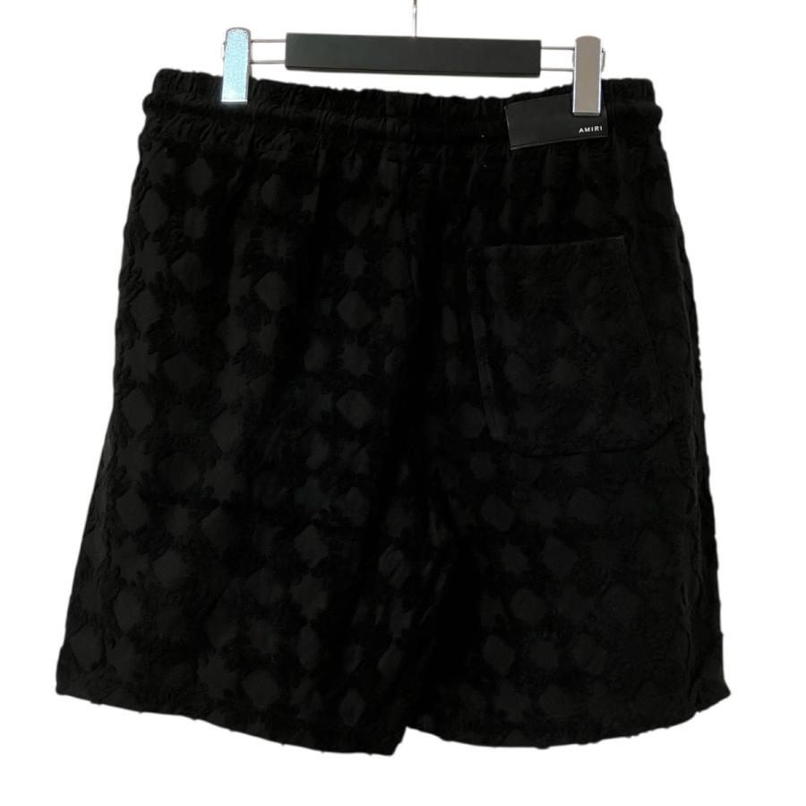 アミリ AMIRI 25SS MA QUAD TOWELING SHORT ハーフパンツ SRAMJYSH1039SMRCBL ブラック サイズ：UK_1