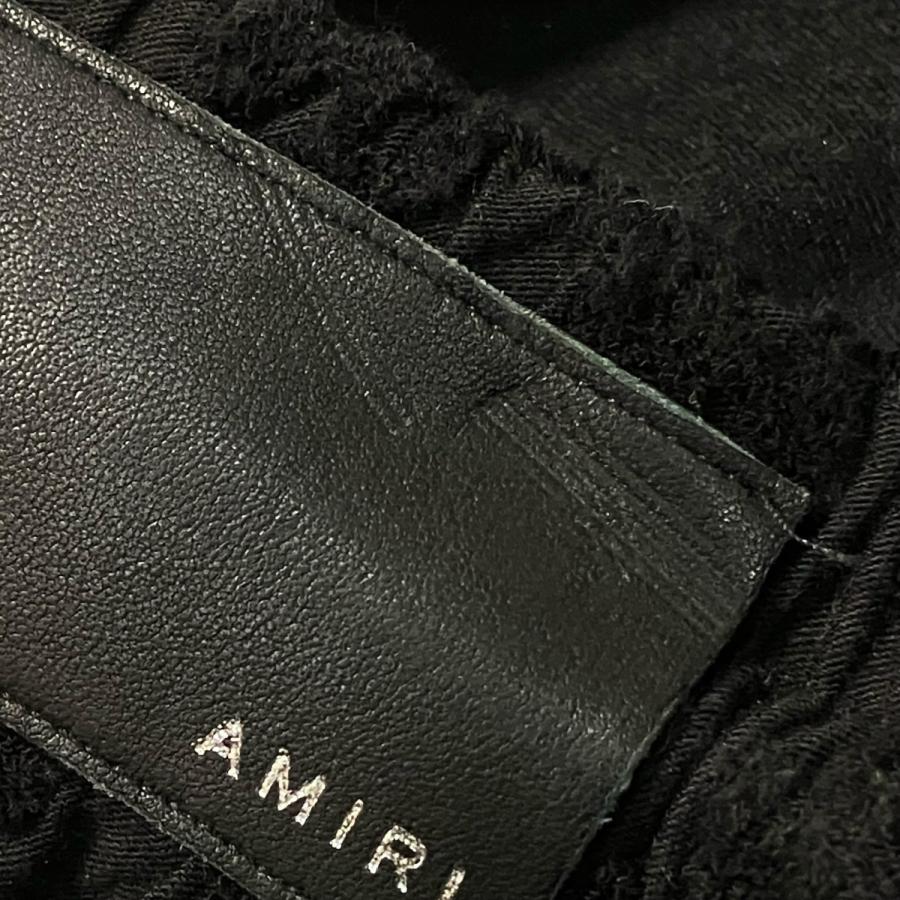アミリ AMIRI 25SS MA QUAD TOWELING SHORT ハーフパンツ SRAMJYSH1039SMRCBL ブラック サイズ：UK_5