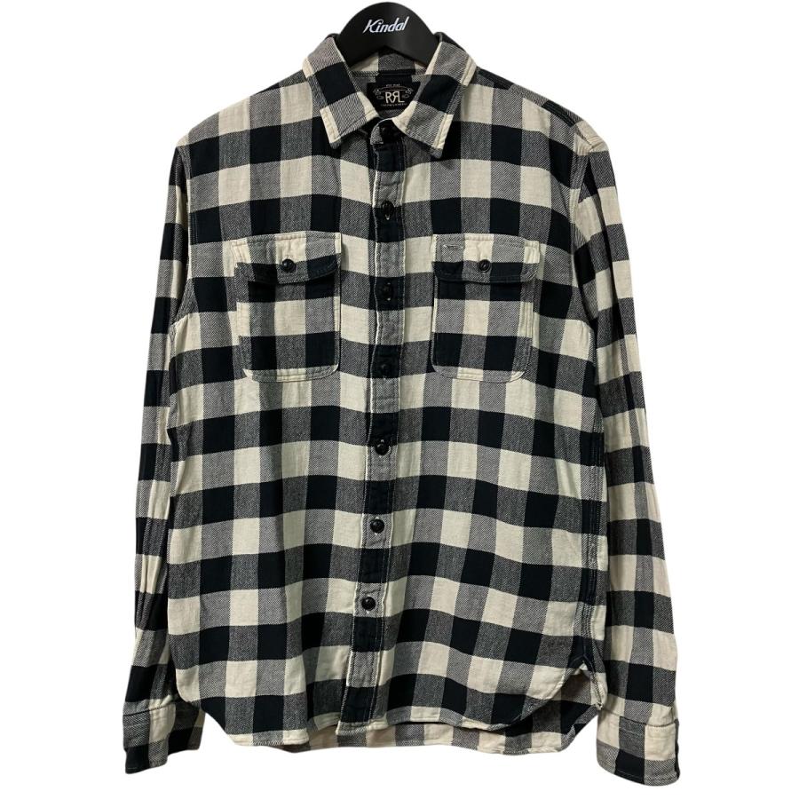 RRL 黒白チェック柄 長袖シャツ RRL Ralph Lauren（ダブルアールエル） 【値下げ】RRL ギンガム