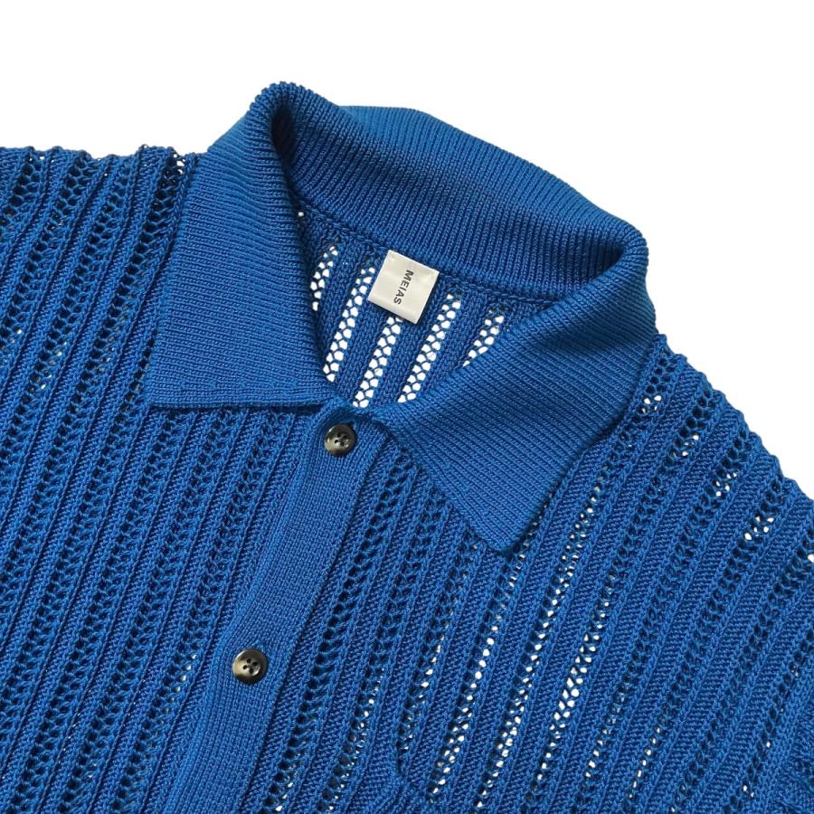 値下げ】MEIAS CORD YARN MESH CD CACD メッシュニット半袖シャツ 5S06 